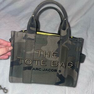 Marc Jacobs Green Camo Tote Bag